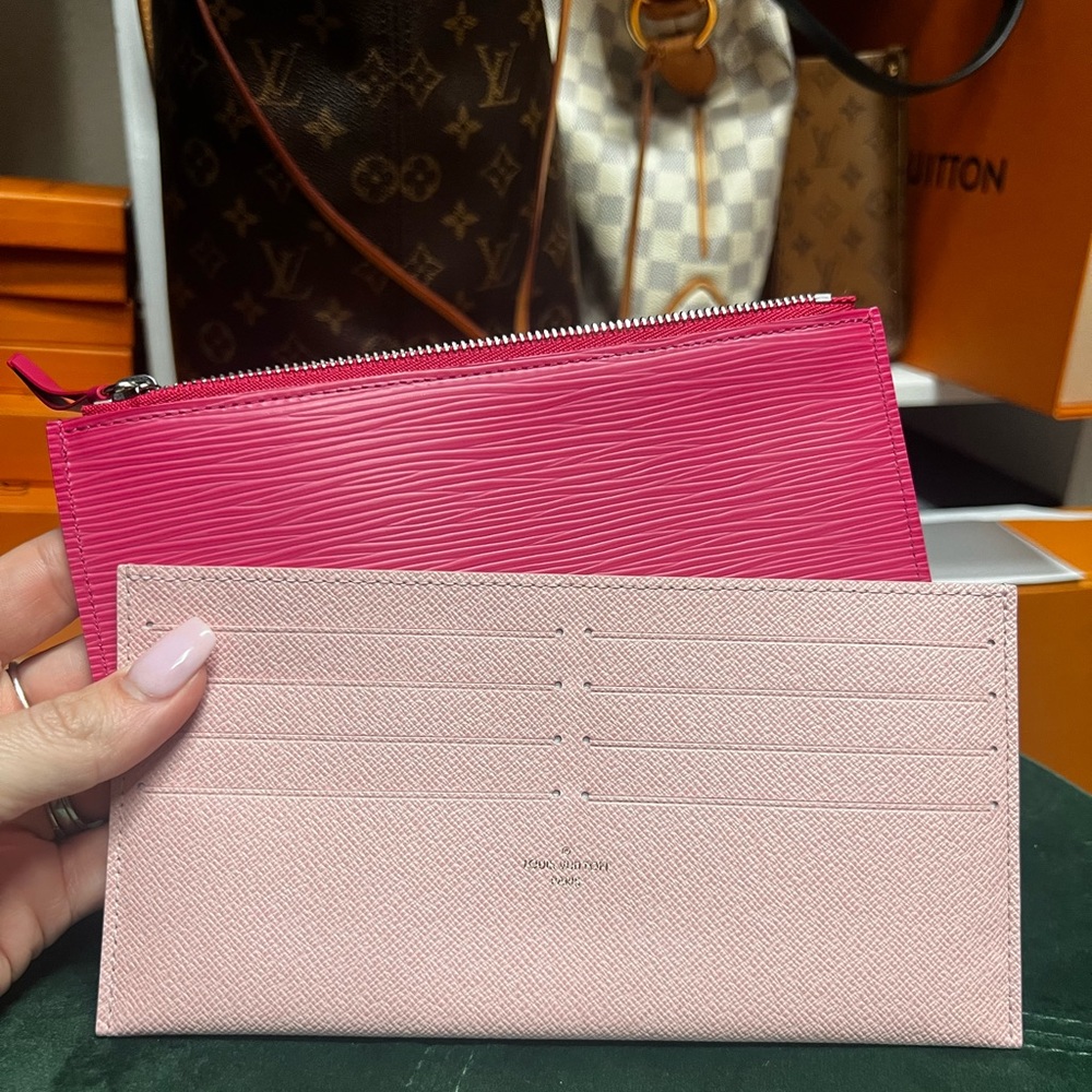Authentic Louis Vuitton Felice inserts.
